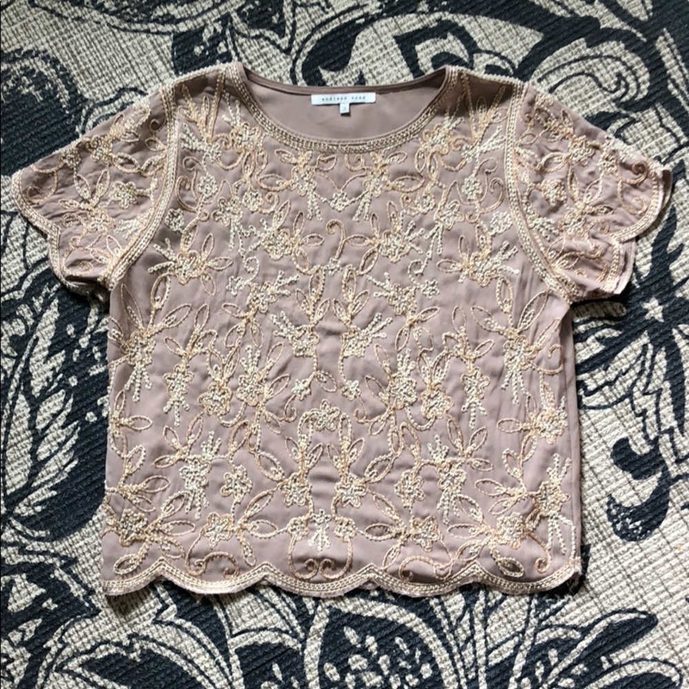 Endless Love Cropped Blouse